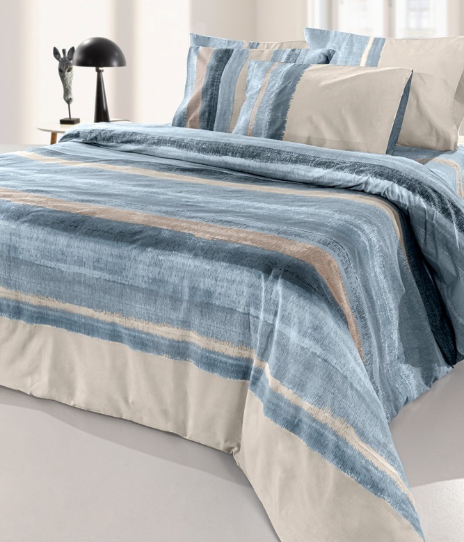 Σετ Σεντόνια Υπέρδιπλα 240X265 Santiago Denim Grey Guy Laroche