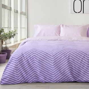 Σετ Σεντόνια (4τμχ) Υπέρδιπλα 160X200+32 Hilium Lilac Kocoon-Nima