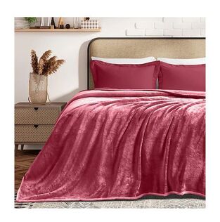 ΚΟΥΒΕΡΤΑ ΥΠ/ΠΛΗ 220Χ240 VELOUR COBERTOR APPLE LINO