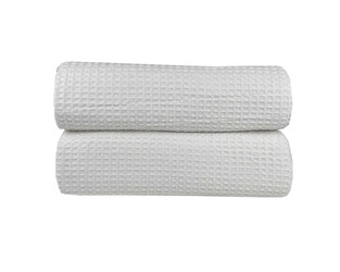 Κουβέρτα Πικέ Μονή Waffle Ξενοδοχειακή 165X245 White