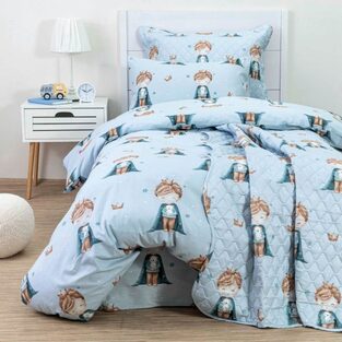 ΣΕΤ ΣΕΝΤΟΝΙΑ ΗΜ/ΠΛΟ 160Χ250 LITTLE KING BOREAS