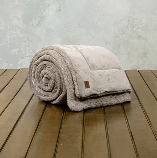 ΚΟΥΒΕΡΤΟΠΑΠΛΩΜΑ ΜΟΝΟ 160Χ220 CIRA BEIGE NIMA