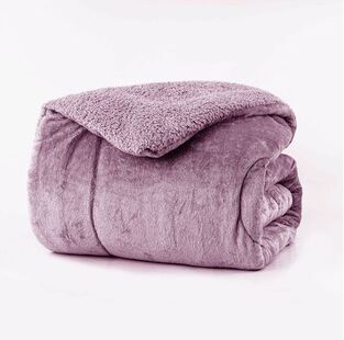 Κουβερτοπάπλωμα Μονό  160X220 Cozy Λιλά Boreas