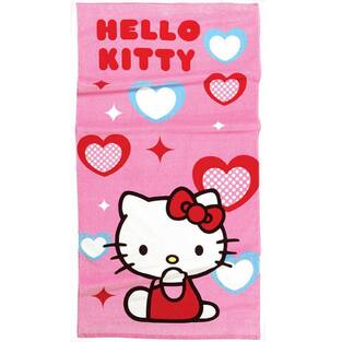 Πετσέτα Θαλάσσης 75Χ150 Hello Kitty Red & Blue Hearts