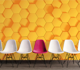 Φωτοταπετσαρία DD118728-Honey Comb 1 ( 3,50μ*2,55μ )