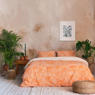 Σετ Σεντόνια (4τμχ) Υπέρδιπλα 240x270 Mamba Deep Orange Kocoon-Nima