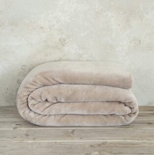ΚΟΥΒΕΡΤΑ KING SIZE 240X260 ΒΕΛΟΥΤΕ COPERTA NUDE NIMA