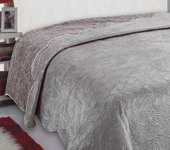 Κουβέρτα Βελούδο Με Sherpa 220 X 240+2 μαξιλαροθήκες 50Χ70 NX2211 Beige Silk Fashion
