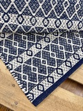 Ταπέτο Βαμβακερό Santorini Blue Ινδίας KoulisCarpets