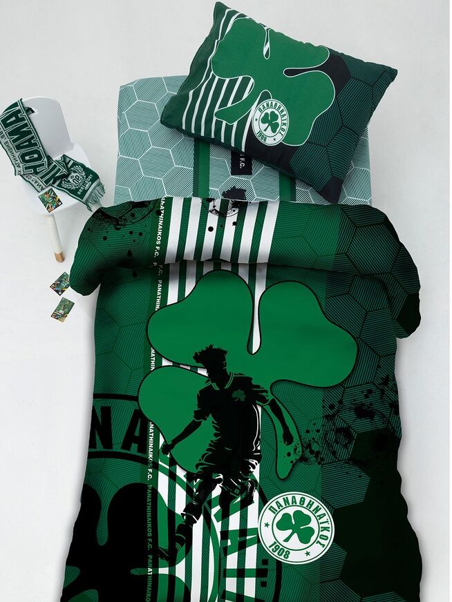 Κουβέρτα Fleece 160Χ220 Panathinaikos F.C.