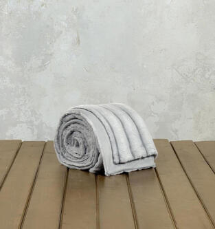 ΚΟΥΒΕΡΤΑ ΥΠ/ΛΗ 220X240 ΓΟΥΝΑ CAREZZA LIGHT GREY NIMA