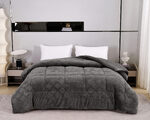Κουβερτοπάπλωμα Υπέρδιπλο 220Χ240 Prestige Dark Grey Liolios Home