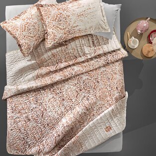 Κουβερλί Rustique Coral 240x250