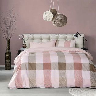 Σετ Σεντόνια (4τμχ) Υπέρδιπλα 160X200+32 Carrie Pink Kocoon-Nima