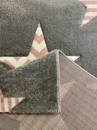 Παιδικό Χαλί Kids 1360A Grey-Pink  KoulisCarpets