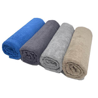 Πετσέτα Πισίνας-Spa 100Χ180 Dark Grey 550gr